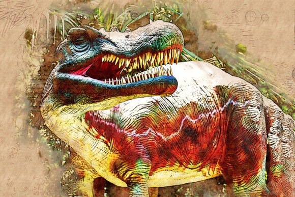 Download Dinosaur Printable Illustrations Pack#07 - Premium Resources