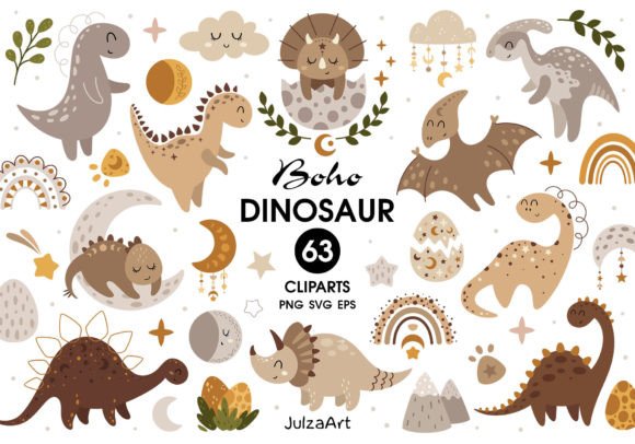 Download Boho Dinosaur Clipart, Dinosaur Svg - Dinosaur clipart Collection