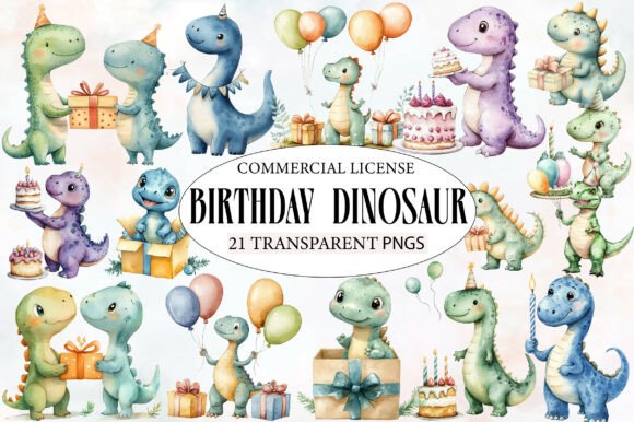 Download Birthday Dinosaur Clipart - Dinosaur clipart Collection