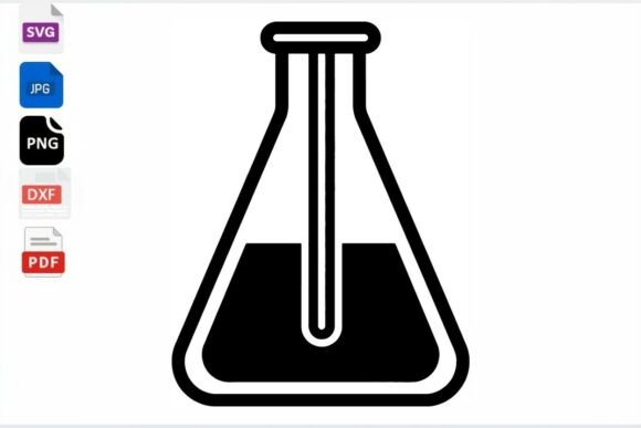 Download Chemistry Flask SVG Science Lab Clipart - Premium Bundle