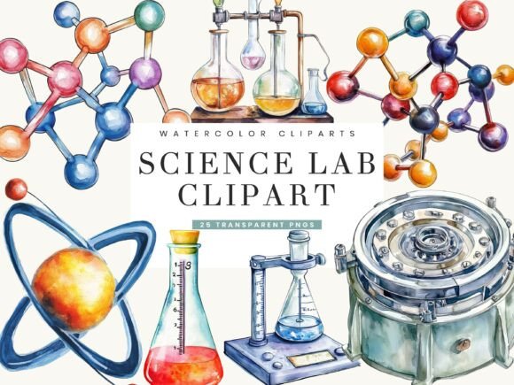 Download Science Lab Clipart Bundle - Premium Resources