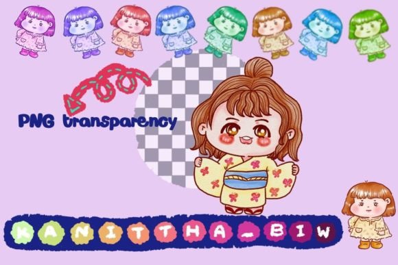 Download Kimono Girl (B) - Kimono girl Collection